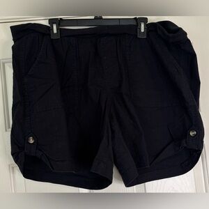 Sonoma Women's Black Cargo Shorts